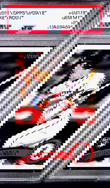 2011 Topps Update Mike Trout #US175 PSA 10 Rookie RC