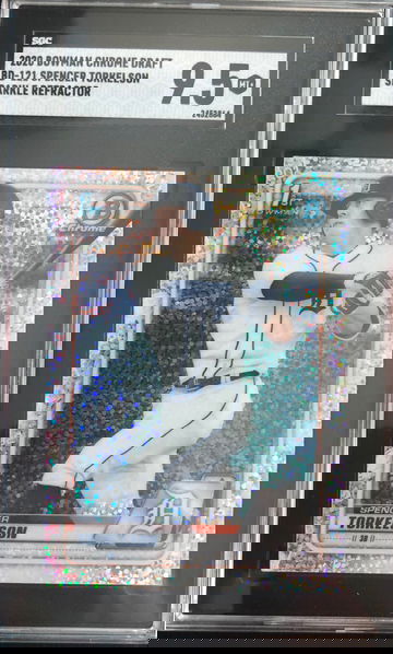 2020 Bowman Draft SPENCER TORKELSON BD-121 Sparkle Refractor SGC 9.5 MT+