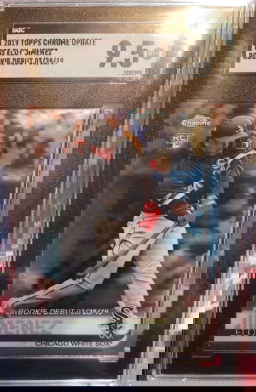 2019 Topps Chrome Update Eloy Jimenez Rookie Debut SGC 9.5