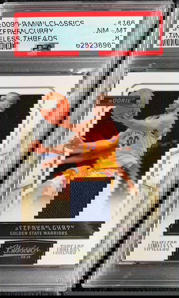  2009 Panini Classics Timeless Threads Stephen Curry #152/265 PSA 8