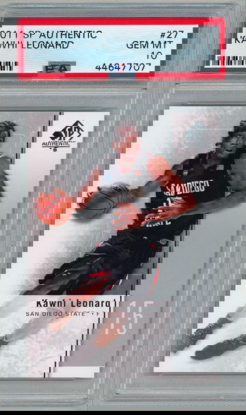 Kawhi Leonard 2011 SP Authentic