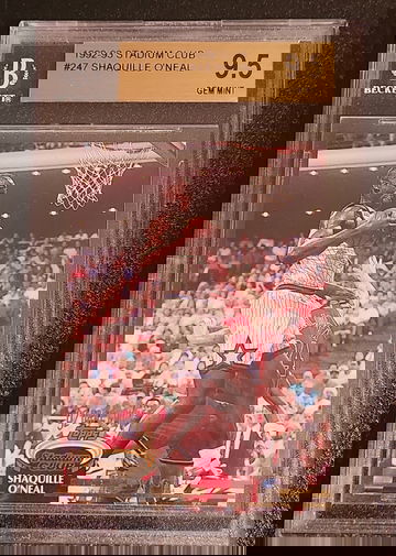 BGS 9.5 Gem Mint 1992-93 Topps Stadiym Club Shaquille O'Neal RC 10 Centering