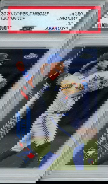 BO BICHETTE 2020 TOPPS CHROME PSA 10 ROOKIE CARD