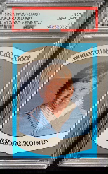 1982 Wrestling All Stars Bob Backlund PSA 8