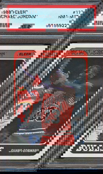 1988 Fleer Michael Jordan PSA 8