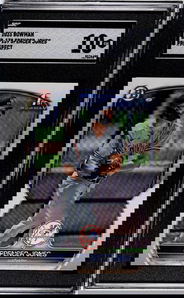 2023 Bowman Spencer Jones #BP-139 1st Bowman SGC 10