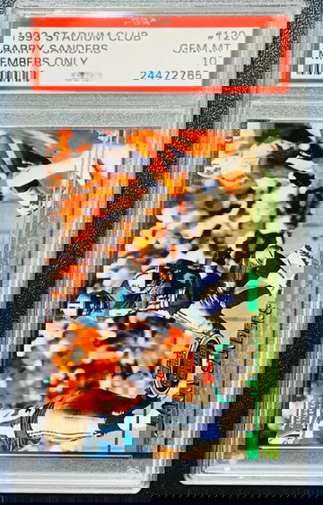 1993 Stadium Club Barry Sanders Members Only PSA 10 POP 20