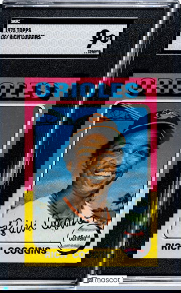 1975 Topps Rich Coggins #167 SGC 9