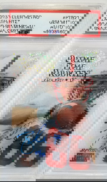 2013 Fleer Retro Zach Ertz Prime Time Rookies Autograph PSA 10