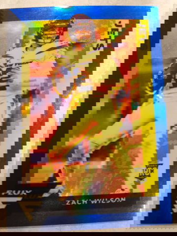 Zach Wilson RC 2021 Chronicles Flux Blue Prizm /25 SSP