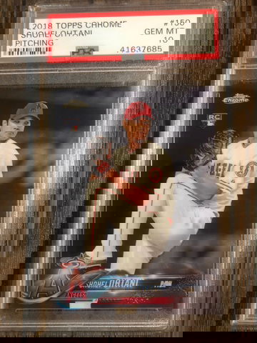 2018 Topps Chrome Shohei Ohtani PSA 10