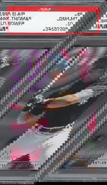 1995 Flair Infield Power Frank Thomas pop 2