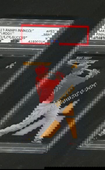 2013 Panini Pinnacle Pinnacle of Success #PS3 Mike Trout PSA 10 GEM MINT