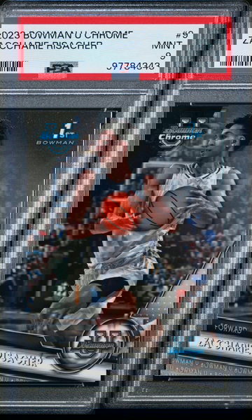 2023 Topps Bowman U Chrome Zaccharie Risacher #9 1st Bowman PSA 9