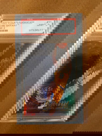  1996-97 Flair Showcase #31 Row 2 KOBE BRYANT PSA9