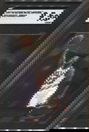 1997-1998 Skybox Metal Universe #23 Michael Jordan SGC 9.5