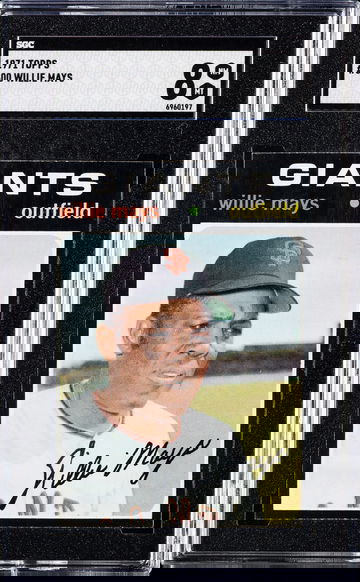 1971 Topps Willie Mays #600 SGC 8