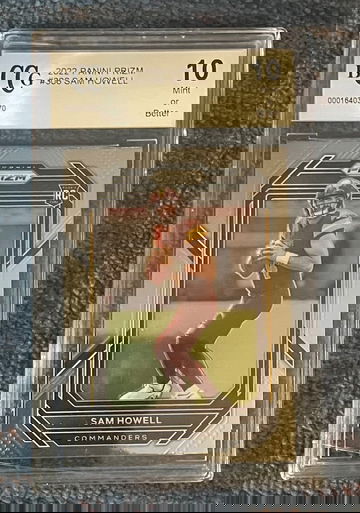 2022 Prizm Sam Howell RC BCCG 10