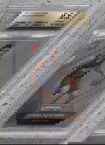 2015 Prizm Devin Booker Rookie BGS 9.5