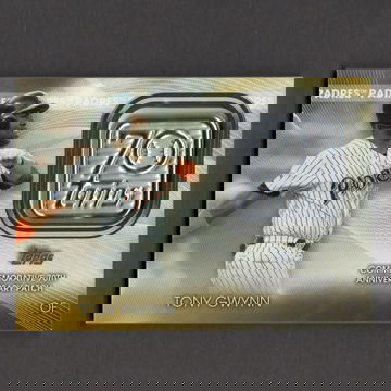 2021 Topps 70th Anniversary Logo Patch #TG Tony Gwynn