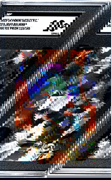 2023-24 Panini Select Premier League #210 Joao Palhinha Orange Ice Prizm 115/145 SGC 10