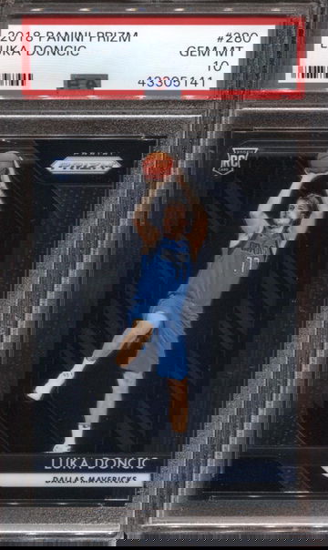 LUKA DONCIC 2018 PANINI PRIZM ROOKIE PSA 10