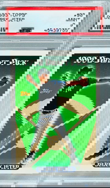 Derek Jeter Topps Rookie #98 PSA 9