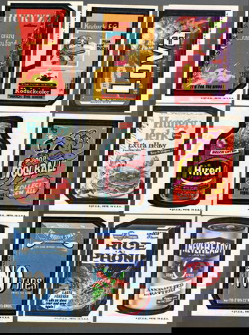 1973 Topps Wacky Packages Stickers Non Sport Card Lot 13, 3rd Series