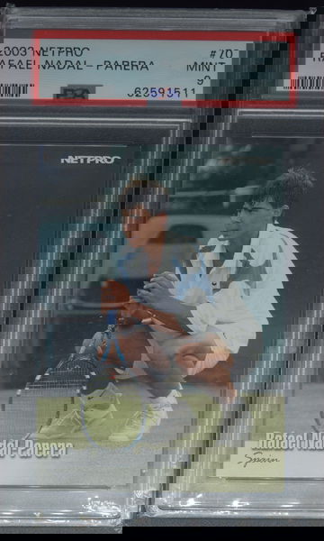 2003 NETPRO Rafael Nadal Parera RC PSA 9