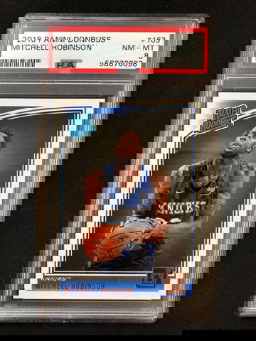 2018 Panini Donruss - Mitchell Robinson - Rated Rookie PSA 8