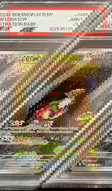 2024 Pokémon Turtonator Stellar Crown 146/142 PSA 9 Mint 