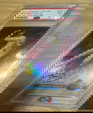 Fernando Tatis Auto Red /5 PSA 9
