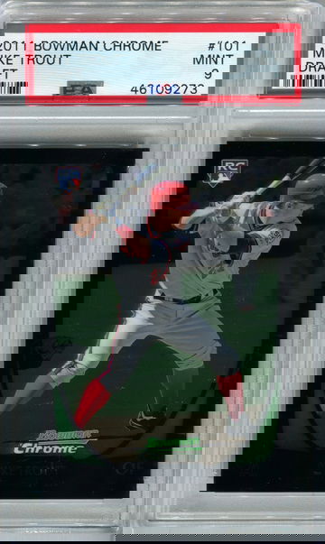 2011 Bowman Chrome Mike Trout PSA 9