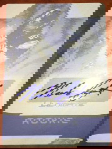 Noah Fant 2019 Leaf Ultimate Draft Rookie Signatures Printing Plate Cyan 1 of 1