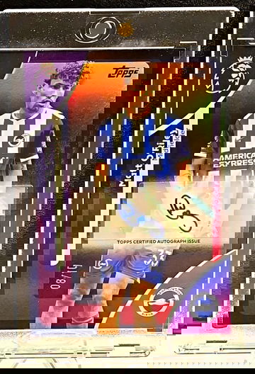 Matt O'Riley  Black Rainbow  AUTO  /10  2025 Topps EPL Soccer  Brighton