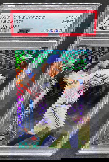 2020 topps chrome bo bichette x-fractor psa 9 #150