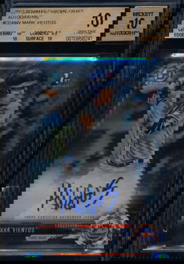 Mark Vientos 2017 Bowman Chrome Draft Base Auto RC