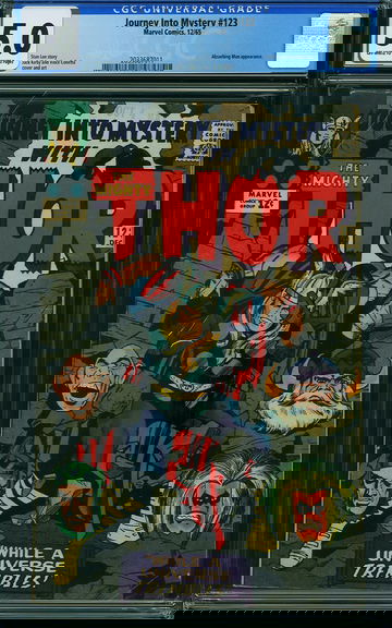 JOURNEY INTO MYSTERY #123, CGC 5.0 VGF