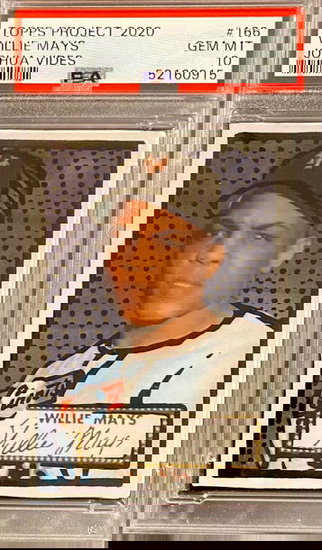 Topps Project 2020 Willie Mays PSA 10!