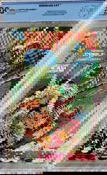 WOLVERINE #41 CBCS 9.8 SABRETOOTH AND CABLE APPEARANCE 