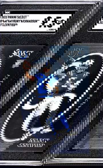 2023 Panini Select #CRO-ARI Anthony Richardson Select Certified SGC 9.5