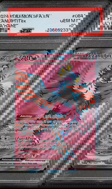 2024 Pokemon Shrouded Fable Ultra Rare Holo Fezandipiti Ex #84 PSA 10