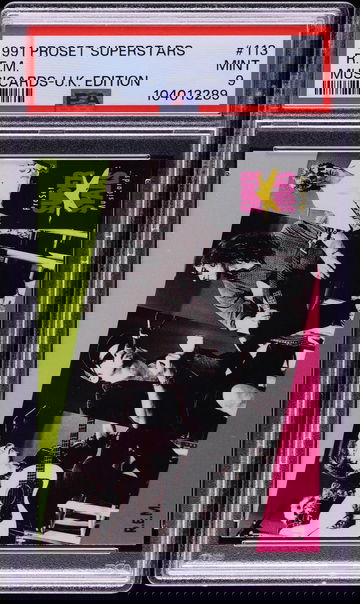 1991 Proset Superstars R.E.M. REM Musicards - U.K. Edition PSA 9