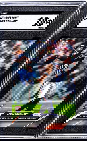 2024 TOPPS CALEB WILLIAMS NOW #2 Rookie RC Limited /28262 SGC 10