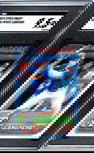 2024 Topps Update #US151 Wyatt Langford SGC 9.5