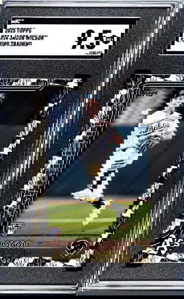 2025 Topps #314 Jacob Wilson Spring Training SGC 9.5