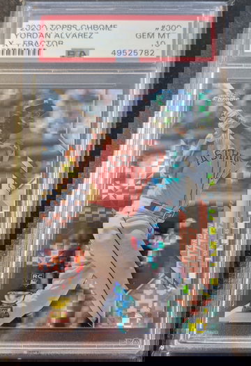 2020 Topps Chrome X-Fractor Yordan Alvarez PSA 10