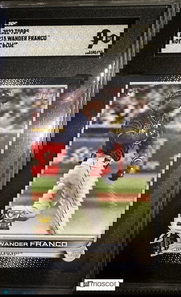 Wander Franco Royal Blue #215 Parallel RC Rookie SP 2022 SGC 9