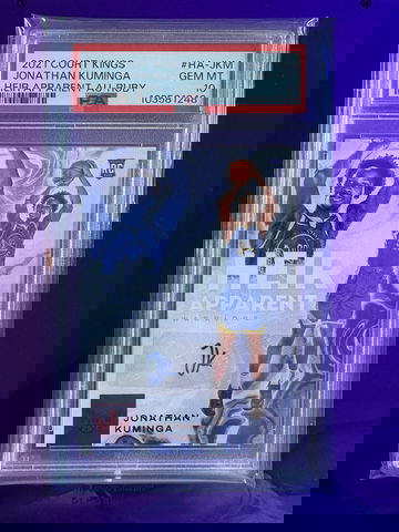 2021 Panini Court Kings Jonathan Kuminga Ruby /99 RC Auto PSA 10