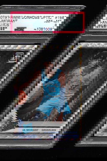2019 Donruss Optic Fanatics JA Morant PSA 8